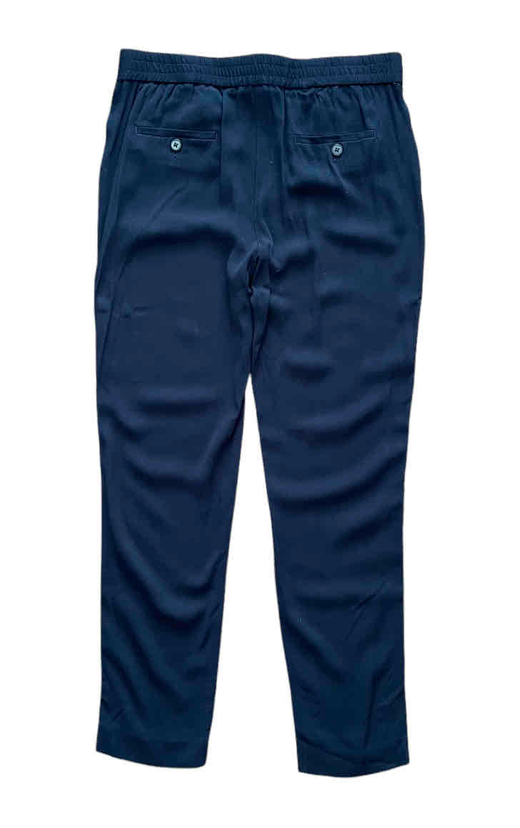Pantalon à pince bleu marine MASSIMO DUTTI