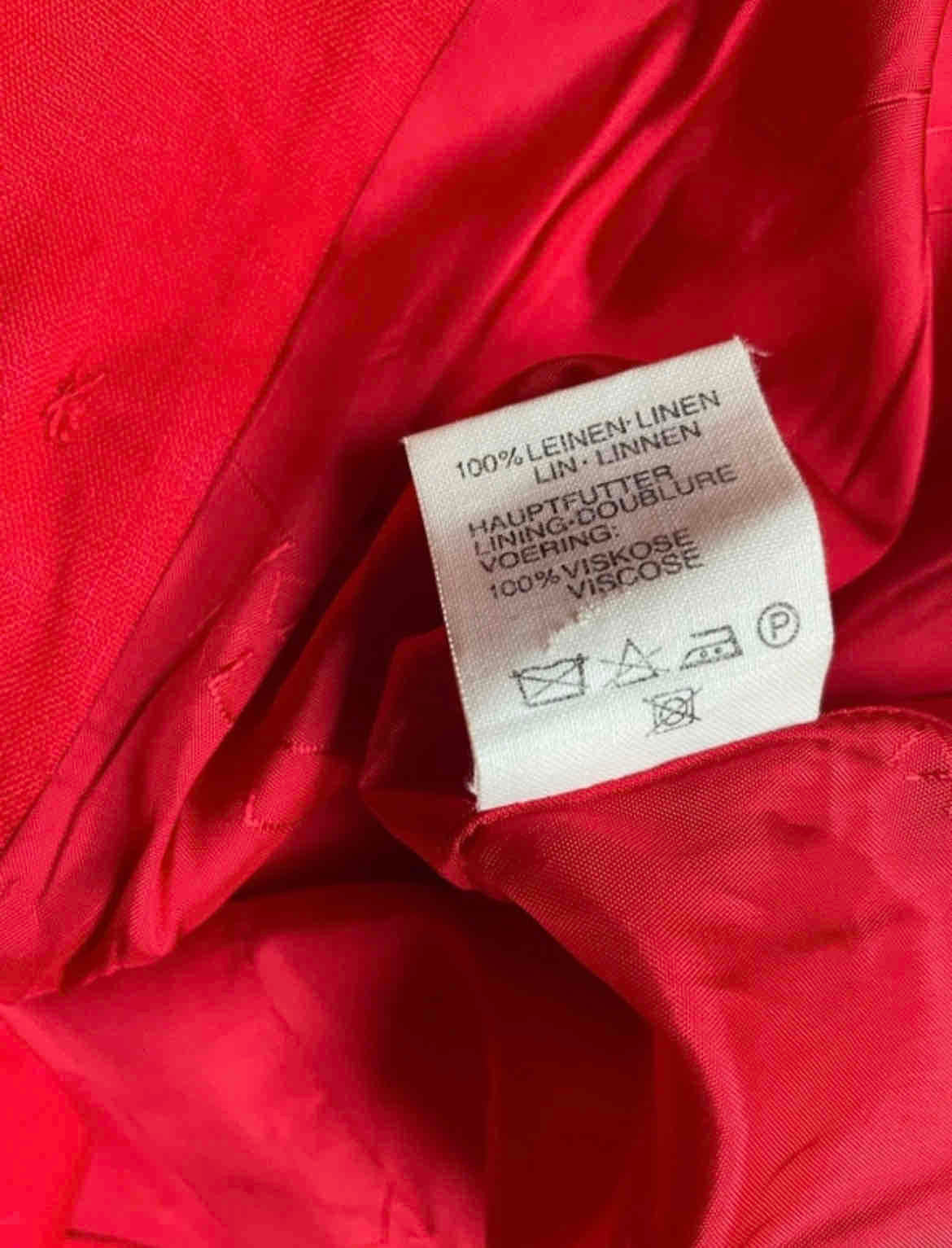 Blazer rouge Karl Lagerfeld