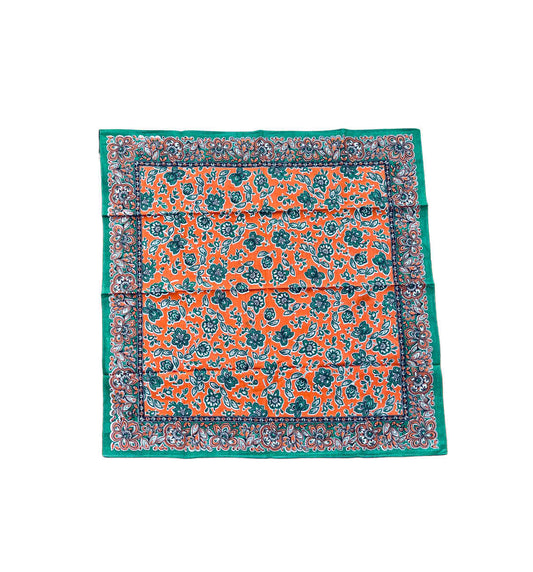 Bandana orange et vert