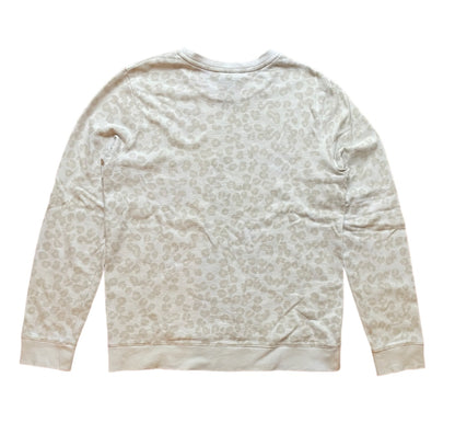 Sweat A.P.C. beige motifs leopard