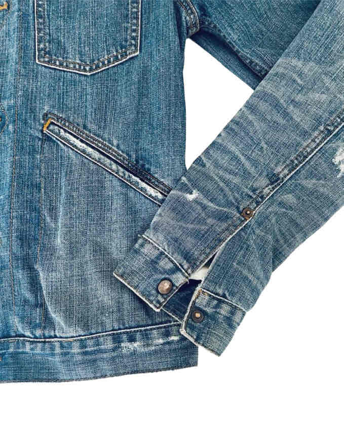 Blouson en jean SANDRO en très bon état