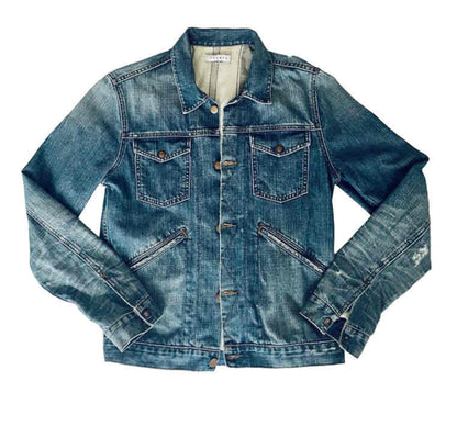 Blouson en jean SANDRO en très bon état