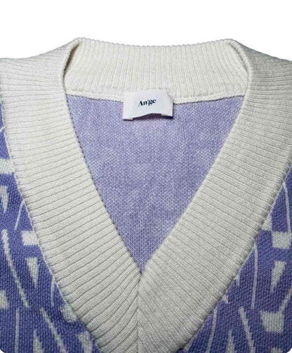 Pull sans manche Ange violet