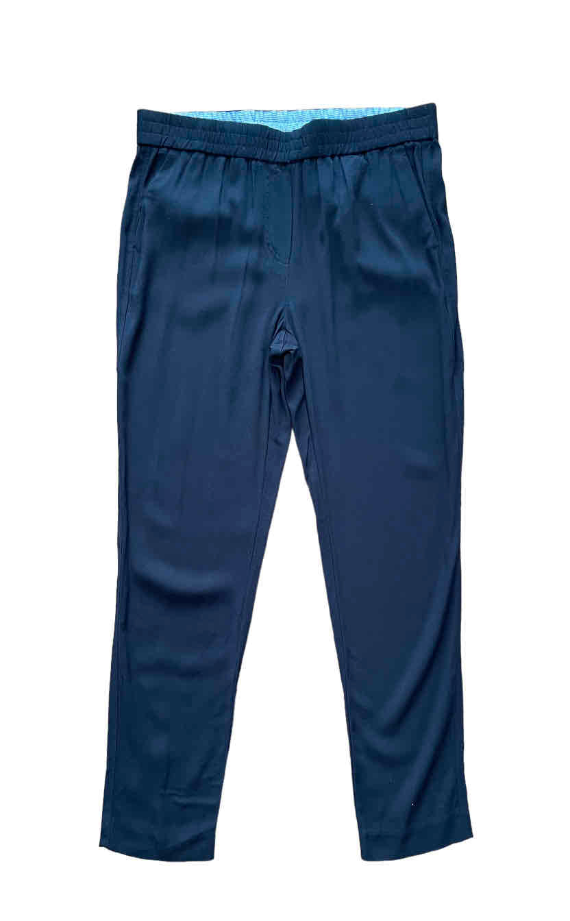 Pantalon à pince bleu marine MASSIMO DUTTI