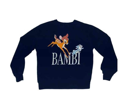 Sweat noir Bambi