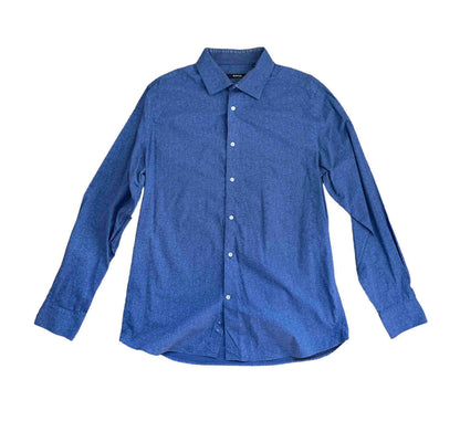 Chemise bleu marine à motifs BURTON