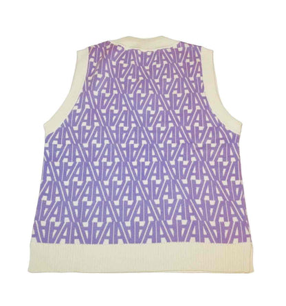 Pull sans manche Ange violet