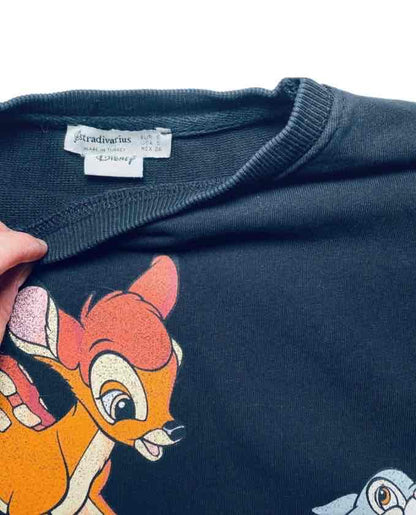 Sweat noir Bambi